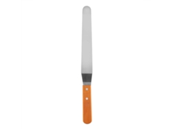 Espátula De Acero Inoxidable Con Mango De Madera Para Nivelar Pasteles, Pan Y Cremas Utensilio De Cocina (n.º 3).