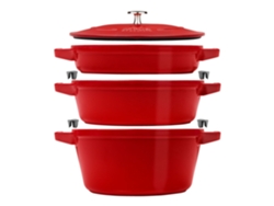 Stackable Set Batería de cocina 3-pzs STAUB