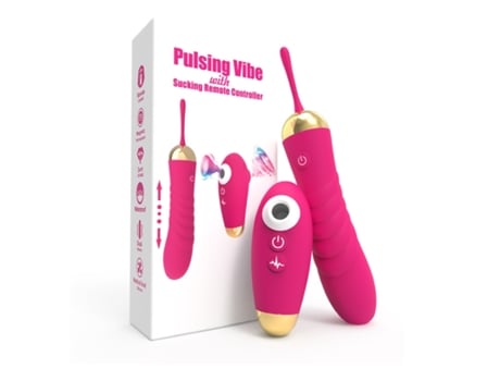 Juguete sexual rosa para estimulación del punto del clítoris Vibrador de empuje femenino para orgasmos más rápidos Rojo BISBISOUS