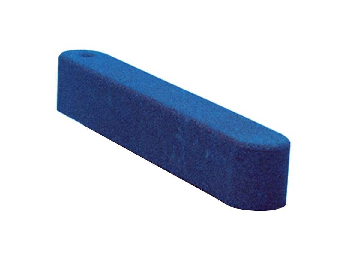 Borda de areeiro de borracha / calçada - 100 x 15 x 15 cm - Azul