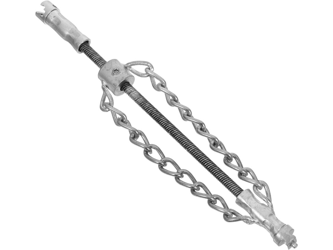Cadena Desincrustante Para Tuberías De Acero De 26x6x1,6 Cm En Color Plata.