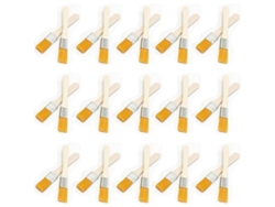 30 Pinceles De Pintura Con Mango De Madera Para Paredes, Molduras Y Pintura Profesional