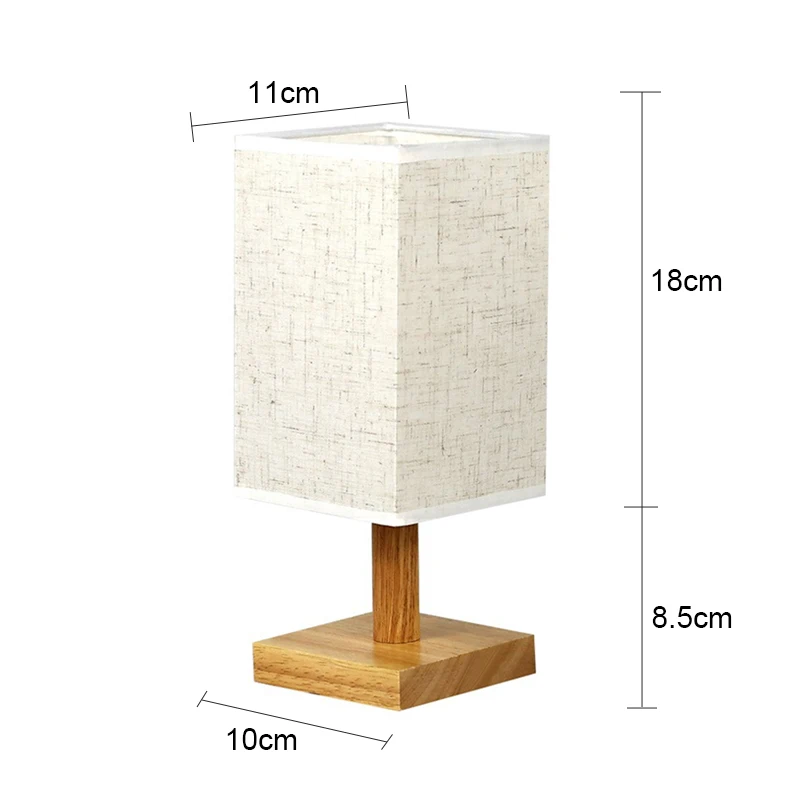 Lámpara de mesa LED (3 tonos de gris), estilo chino simple, con dimensión ajustable, entrada USB, luz de noche y pantalla de tela.