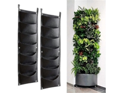 Bolsa De Cultivo De Pared Con 7 Bolsillos, Maceta Colgante Ecológica Resistente Al Agua Para Plantas Y Flores