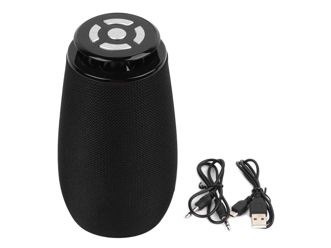 Altavoz Bluetooth Inalámbrico Subwoofer Con Luz Colorida Radio Tarjeta Disco U