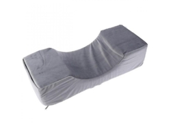 2026-almohada Para Pestañas Con Espuma De Memoria Soporte Cervical Lavable Con Bolsillo 50x20x13cm Gris Oscuro