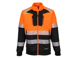 Sudadera Alta Visibilidad Clase 1 Cuello Alto Con Cremallera Naranja/negro / Xxxl