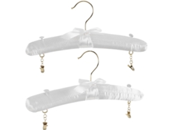 Juego 2 Perchas Suave Interior Soporte Sujetador Colgante Vestido Novia Organizador Pared Multifuncional