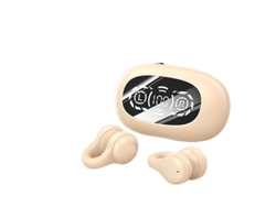 Auriculares Inalámbricos Bluetooth De Conducción Ósea Con Clip Para Oído Abierto, Batería De Larga Duración Y Pantalla Digital Inteligente.