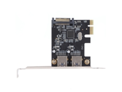 Tarjeta De Expansión Pci-e Usb3.0 5gbps Adaptador De Computadora De Escritorio De Alta Velocidad De 2 Puertos