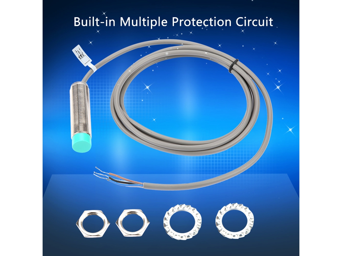 2026dz - Sensor de proximidad inductivo de 8 mm con interruptor NPN de 3 hilos, 10-36 V CC