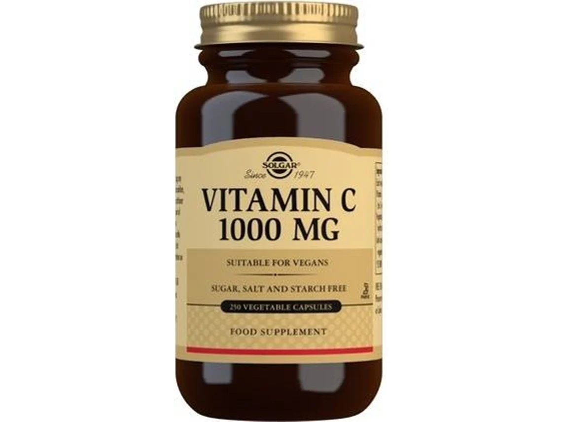 Complemento Alimentar SOLGAR Vitamina C (250 cápsulas vegetais de 1000mg)