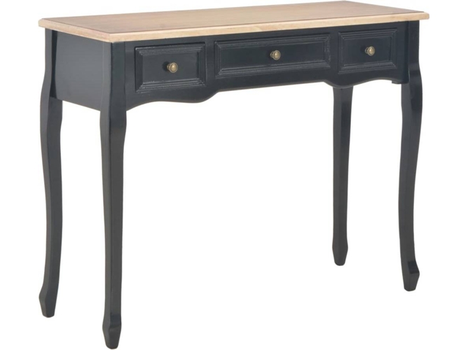 Mesa Consola VIDAXL Negro Madera