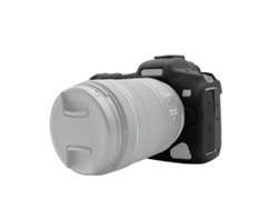 Funda protectora de silicona suave para Canon Eos R5 negra Zruxe