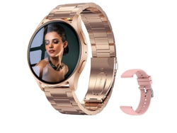 Reloj inteligente Yizhood 1.28 HD con pantalla plateada