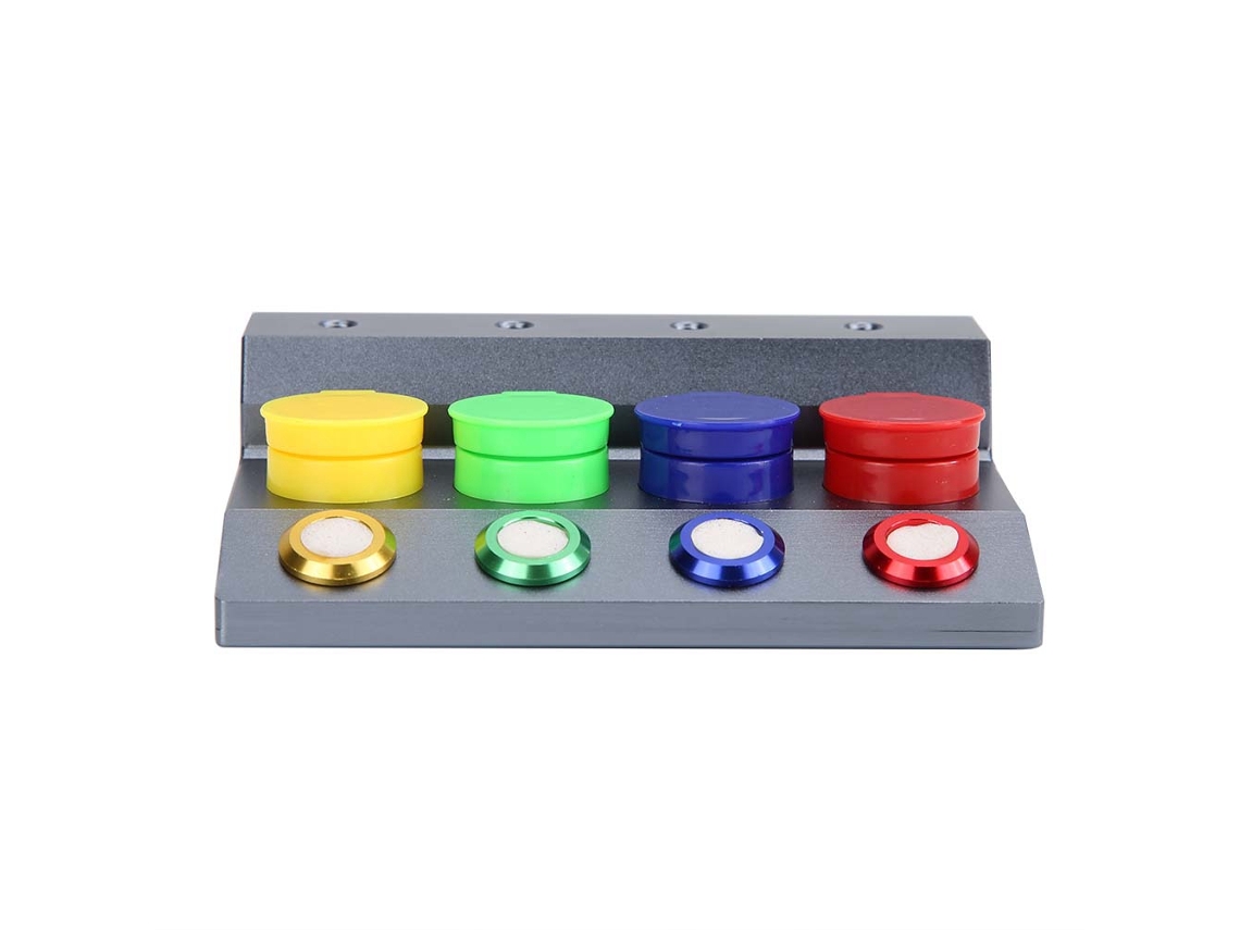 Herramienta cuadrada para lubricar relojes con tapa, juego de aceite para reparación de relojes.
