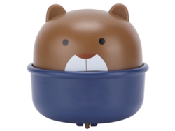 Brinquedo De Carrinho Inercial Para Bebê Urso Marrom Com Força De Retorno Pressão Mecânica Brincadeira Infantil