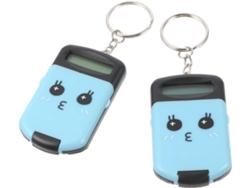 Juego de 2 mini calculadoras portátiles de dibujos animados, útiles escolares para Est Gokoco