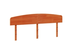 Maison Exclusive - Cabecero De Cama Madera Maciza De Pino Marrón Cera 180 Cm