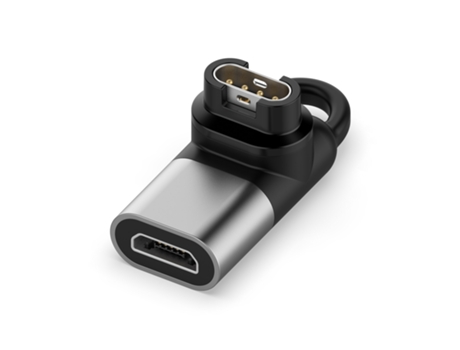 Adaptador de carga para reloj Garmin Micro de mujer (gris)