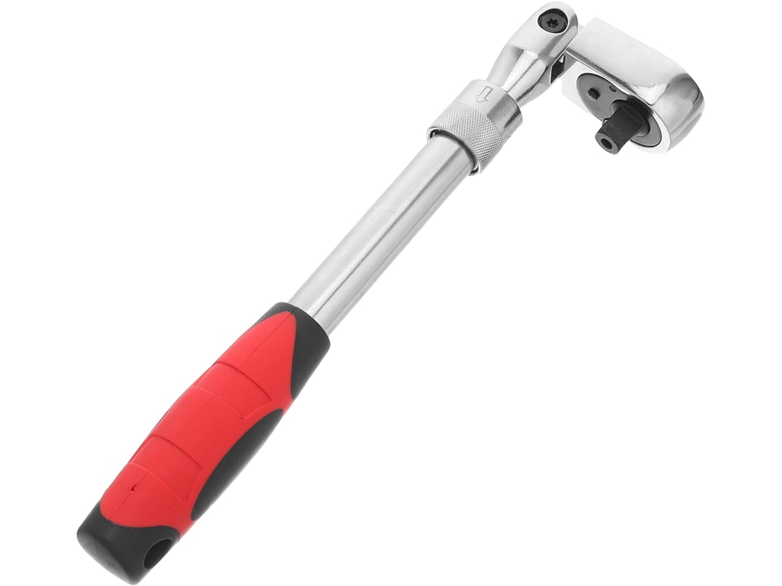 Llave De Carraca Flexible, Accionamiento De 3/8", 72 Dientes, Mango Extensible Y Ajustable