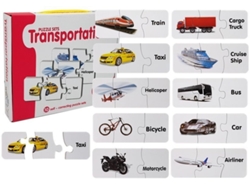 Rompecabezas educativo Transporte Rompecabezas 10 Conexiones B.active