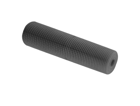 malla Plastica - 1x30m - Gris - Composición 100% PVC - Valla de PVC - malla para Cerco - Reticula 10x10mm