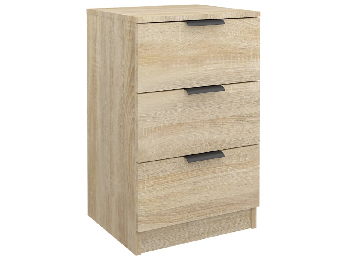 Mesa de Cabeceira LOVELY HOME Mesinha 40X36X65 Cm Cor Carvalho Sonoma