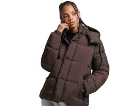 Abrigo para Mujer SUPERDRY (Poliéster - XL - Multicolor)