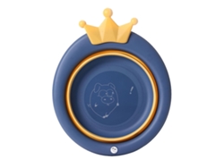 Lavabo Plegable Para Bebé Con Diseño De Dibujos Animados, Portátil, Para El Baño, Azul Oscuro.