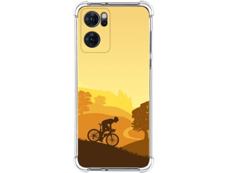 Carcasa para Oppo Find X5 Lite 5G TUMUNDOSMARTPHONE Dibujos Antigolpes Ciclista Multicolor