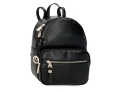 Mochila informal Elia de poliéster con detalles en piel sintética negra de Pepe Jeans