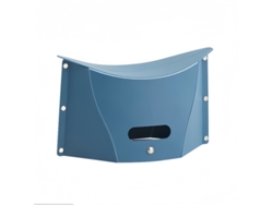 Taburete plegable portátil ideal para acampar, hacer senderismo y viajes al aire libre MDUG (azul)