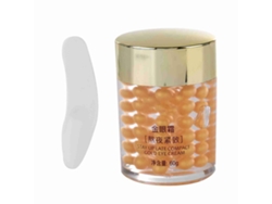 Crema reafirmante dorada para el contorno de ojos de 60 g para eliminar la flacidez y las bolsas, hidratante y para el cuidado de la piel del contorno de ojos.