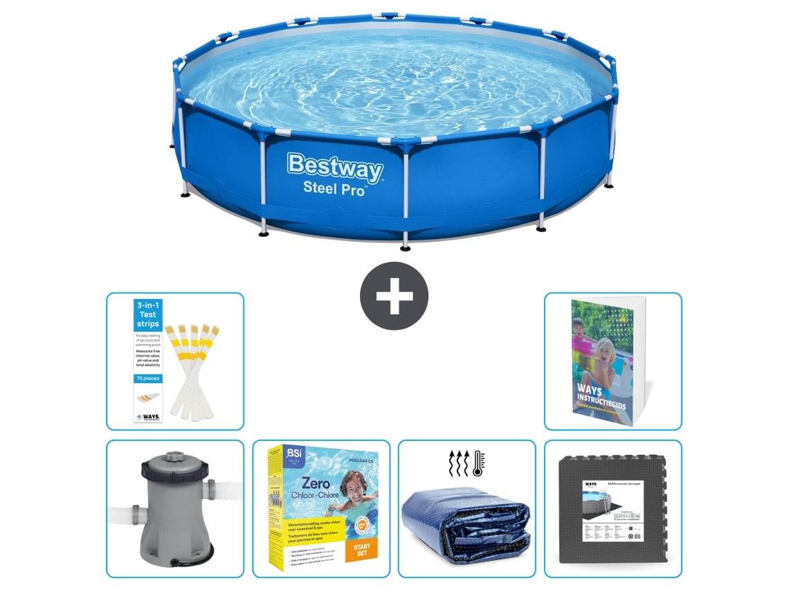 Bestway Piscina Bestway Steel Pro Redonda - 366x76 Cm - 7-peças S285