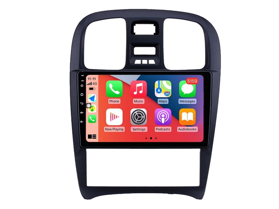 Coche Radio Android Auto Autoradio 8GB RAM 128G ROM CarPlay Navegación GPS Pantalla Táctil RoverOne para Hyundai Sonata EF 2001 - 2012 