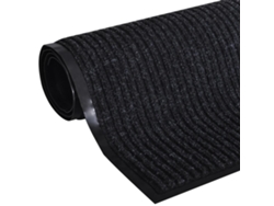 Maison Exclusive - Felpudo Negro 90 X 150 Cm Pvc