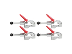 4 Peças De Abraçadeira De Alavanca Fixa Gh-301am, Carga 45kg, Liberação Rápida, Ferramenta Manual