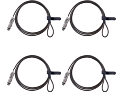 Juego De 4 Cables De Seguridad Usb Universales Para Portátiles
