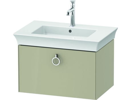 DURAVIT Tulip blanco, mueble de lavabo colgado en la pared, ancho 684 x fondo 458mm, con 1x extraíble, con tirador, WT42510