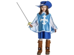 Disfraz de Bebé DISFRAZZES Mosquetera Azul (Talla: 1 a 2 años)
