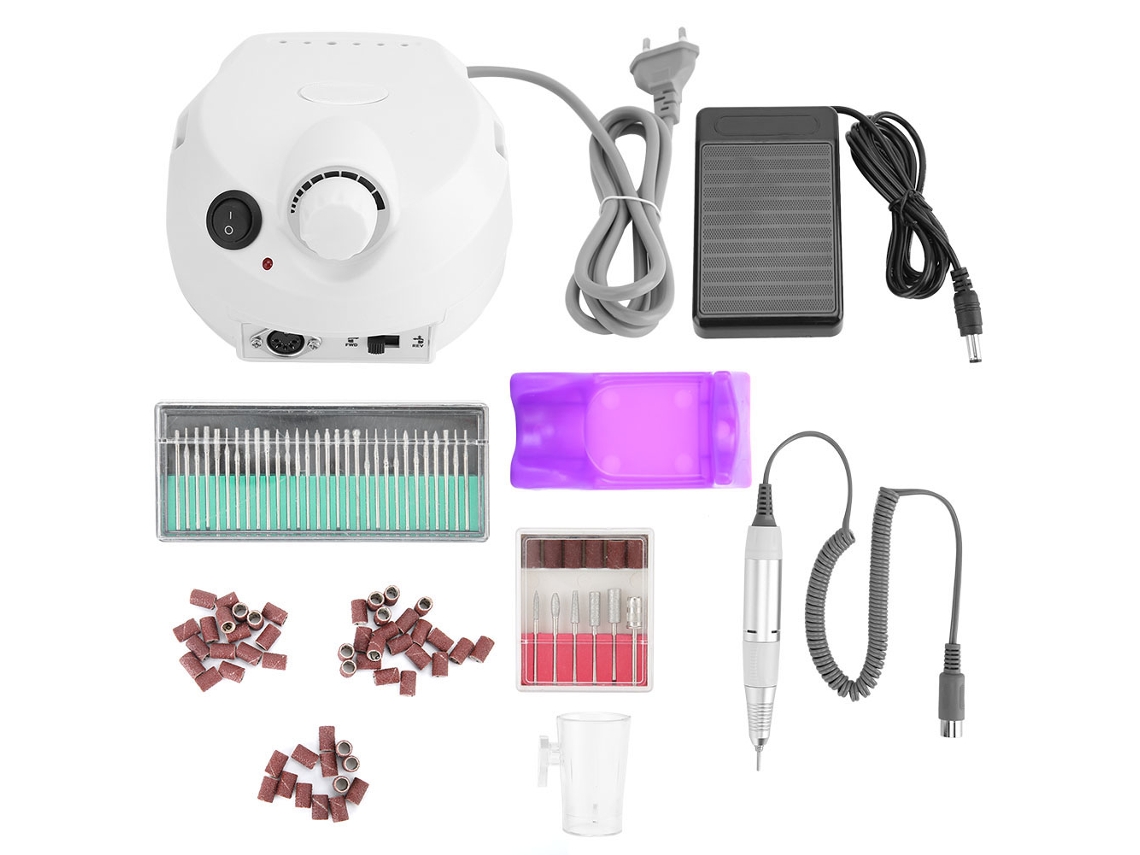 Máquina Profesional Eléctrica Para Lijar Y Pulir Uñas Con Broca Para Uñas, Enchufe Europeo De 220 V.