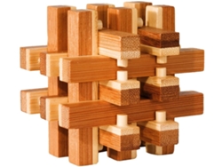 Puzzle FRIDOLIN (Madera - Marrón - 9 x 9 x 9 cm)