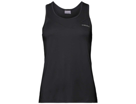 Camiseta de Mujer HEAD RACKET Easy Court Tenis Negro (S)