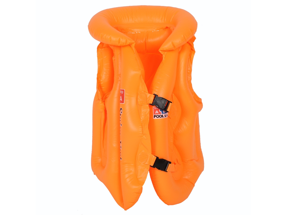 Flotadores inflables para brazos de natación, ajuste ajustable, sin riesgos, flotación cómoda para niños y adultos, color naranja (g)