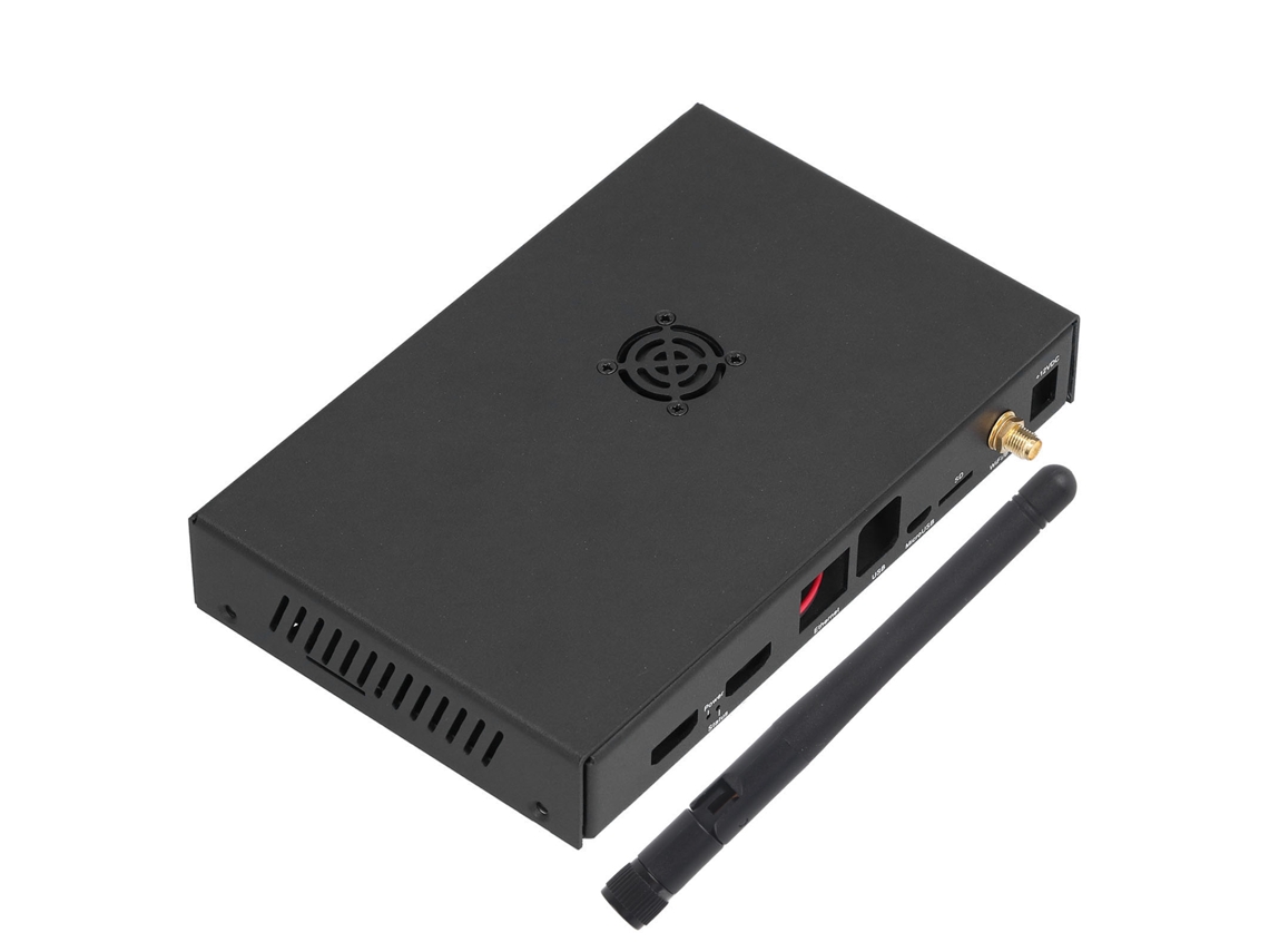 Caja De Enfriamiento De Aleación De Aluminio Con Ventilador Para Raspberry Pi Cm4 Cm4io