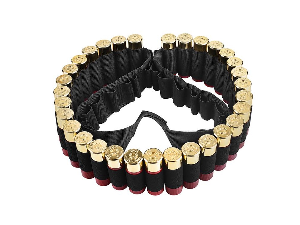 Bandolera De Nailon Para Cartuchos De Escopeta — 60 Cartuchos (calibres 12 Y 20)