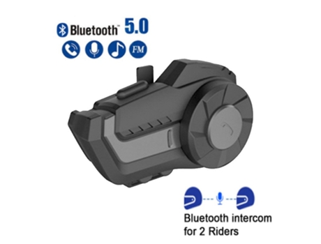 Kit Manos Libres Casco de ciclismo Walkie-Talkies 800 metros Bluetooth 5.0 Intercomunicador dual hablando con radio FM