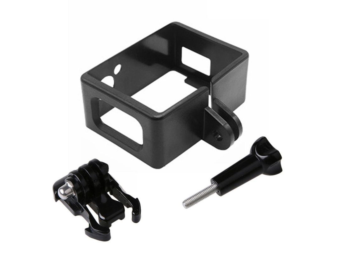 2026-3 Fundas Protectivas Con Montaje Para Cámara Gopro 4 Sjcam 6000/5000/4000 Marco Desmontable Pc