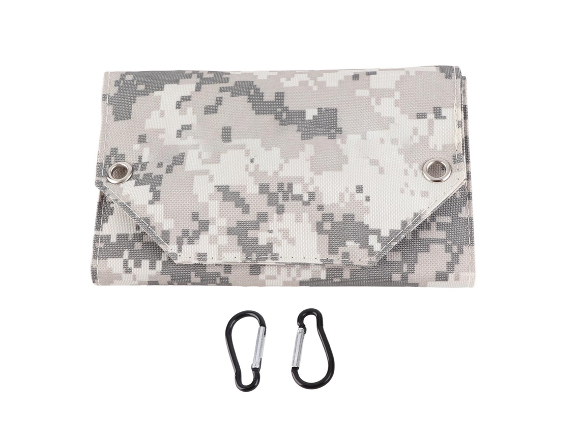 Cargador De Panel Solar 10w Plegable Portátil Para Smartphones, Tablets Y Power Banks